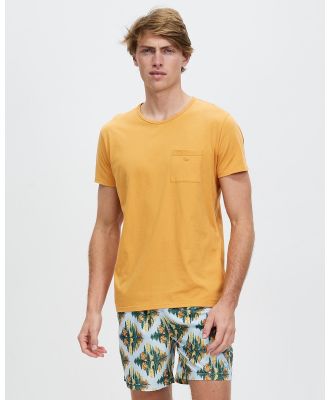 ORIGINAL WEEKEND - Essential Pocket T Shirt - T-Shirts & Singlets (Sunset Orange) Essential Pocket T-Shirt