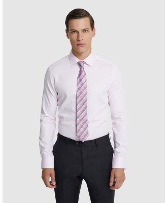 Oxford - Beckton Luxury Dobby Shirt - Shirts & Polos (Pink Light) Beckton Luxury Dobby Shirt