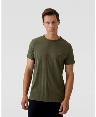 Oxford - Ben Organic Cotton Crew Neck T Shirt - Short Sleeve T-Shirts (Green Medium) Ben Organic Cotton Crew Neck T-Shirt