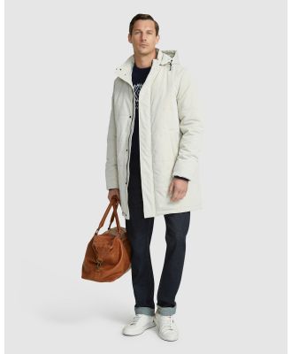 Oxford - Bently Eco Filling Puffer Parka - Coats & Jackets (White) Bently Eco Filling Puffer Parka