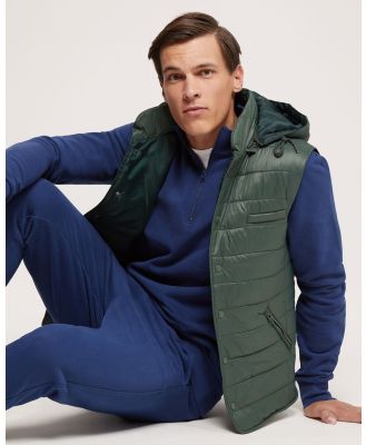 Oxford - Bruno Eco Filling Puffa Vest - Coats & Jackets (Green Medium) Bruno Eco Filling Puffa Vest