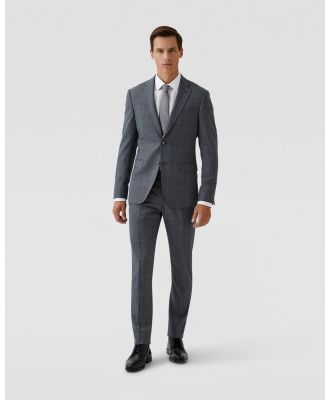 Oxford - Byron Wool Suit Jacket - Suits & Blazers (Grey Stripe) Byron Wool Suit Jacket