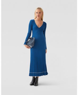 Oxford - Cara Knitted Dress - Dresses (Blue Medium) Cara Knitted Dress