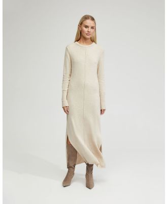 Oxford - Chrissy Loose Fit Knitted Dress - Dresses (White) Chrissy Loose Fit Knitted Dress