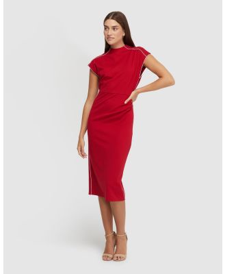 Oxford - Elena Ponti Dress - Dresses (Red Medium) Elena Ponti Dress