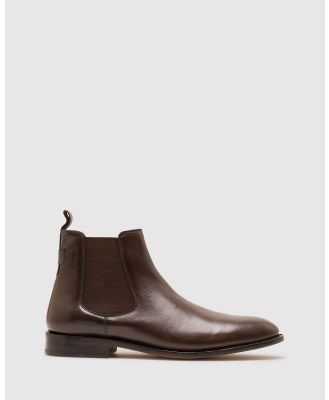 Oxford - Gage Goodyear Welted Chelsea Boots - Boots (Brown Dark) Gage Goodyear Welted Chelsea Boots