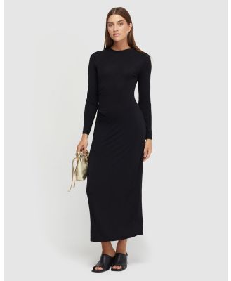 Oxford - Hartley Jersey Dress - Dresses (Black) Hartley Jersey Dress