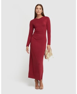 Oxford - Hartley Jersey Dress - Dresses (Red Dark) Hartley Jersey Dress