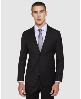 Oxford - Hopkins Wool Suit Jacket - Suits & Blazers (Black) Hopkins Wool Suit Jacket