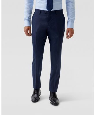 Oxford - Hopkins Wool Suit Trousers - Suits & Blazers (Blue Dark) Hopkins Wool Suit Trousers
