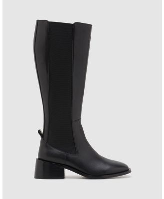 Oxford - Kendall Elastic Knee Boot - Knee-High Boots (Black) Kendall Elastic Knee Boot