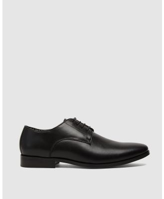 Oxford - Larry Leather Derby Shoe - Dress Shoes (Black) Larry Leather Derby Shoe