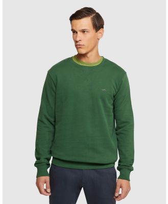 Oxford - Lars Jersey Sweater Shirt - Sweats (Green Medium) Lars Jersey Sweater Shirt