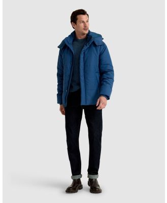 Oxford - Leo Eco Filling Puffer Jacket - Coats & Jackets (Blue Dark) Leo Eco Filling Puffer Jacket