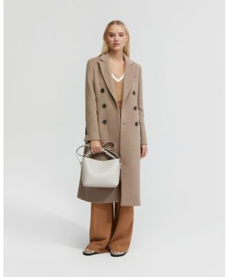 Oxford - Lily Wool Rich Coat - Coats & Jackets (Brown Medium) Lily Wool Rich Coat