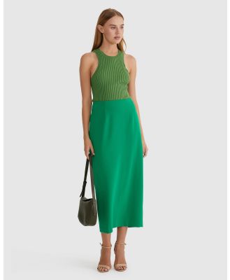 Oxford - Maude Skirt - Skirts (Green Medium) Maude Skirt