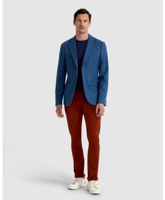 Oxford - Milton Wool Rich Blazer - Blazers (Blue Medium) Milton Wool Rich Blazer
