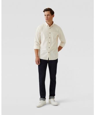 Oxford - Portland Corduroy Cotton Shirt - Casual shirts (White) Portland Corduroy Cotton Shirt