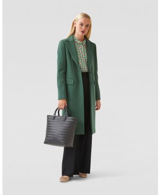 Oxford - Ruby Wool Rich Overcoat - Coats & Jackets (Green Medium) Ruby Wool Rich Overcoat
