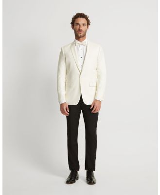 Oxford - Shawl Neck Dinner Suit Jacket - Suits & Blazers (White) Shawl Neck Dinner Suit Jacket