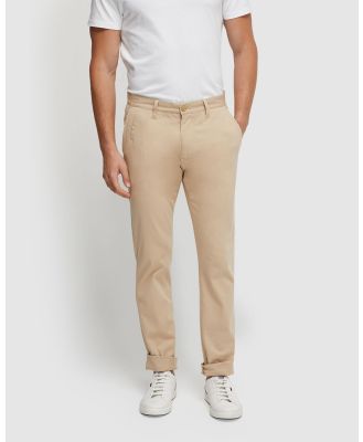 Oxford - Stretch Skinny Fit Chino - Jeans (Brown Light) Stretch Skinny Fit Chino
