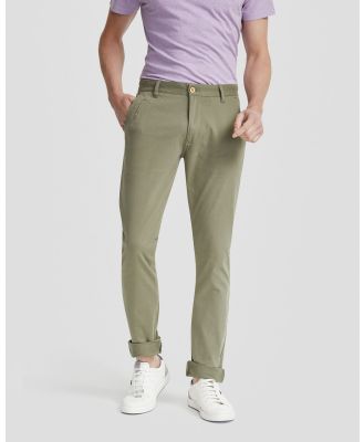 Oxford - Stretch Skinny Fit Chino - Jeans (Green Medium) Stretch Skinny Fit Chino
