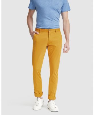 Oxford - Stretch Skinny Fit Chino - Jeans (Yellow Medium) Stretch Skinny Fit Chino
