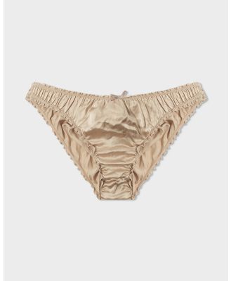 Papinelle - Audrey Silk Knicker - Underwear & Sleepwear (Romance) Audrey Silk Knicker