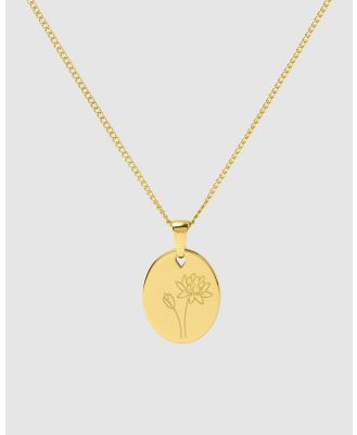 Pastiche - April Birth Flower Necklace - Jewellery (Gold) April Birth Flower Necklace
