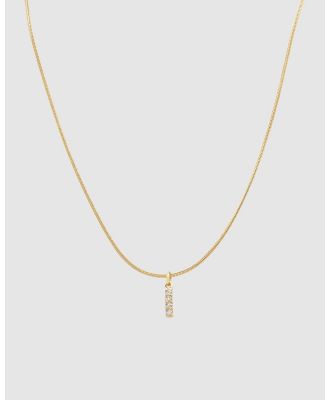 Pastiche - Initial I Necklace - Jewellery (Gold) Initial I Necklace
