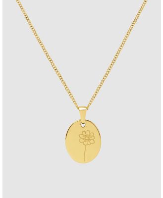 Pastiche - October Birth Flower Necklace - Jewellery (Gold) October Birth Flower Necklace