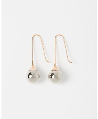 Pastiche - Two Tone Earrings - Jewellery (Rose Gold) Two Tone Earrings