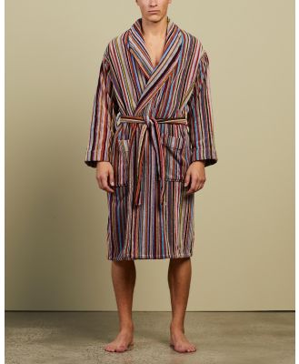 Paul Smith - Signature Stripe Towelling Dressing Gown - Sleepwear (Multi) Signature Stripe Towelling Dressing Gown