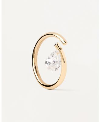 PDPAOLA - Aqua Solitary Ring - Jewellery (Gold) Aqua Solitary Ring