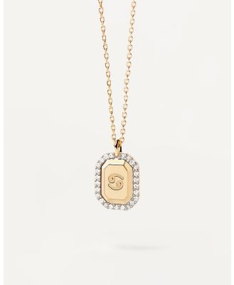 PDPAOLA - Cancer Zodiac Gold Necklace - Jewellery (Gold) Cancer Zodiac Gold Necklace