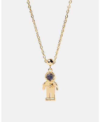 PDPAOLA - Charm Necklace Astronaut - Jewellery (Gold) Charm Necklace Astronaut