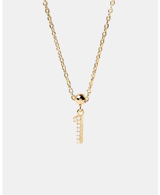 PDPAOLA - Charm Necklace Number 1 Charm - Jewellery (Gold) Charm Necklace Number 1 Charm