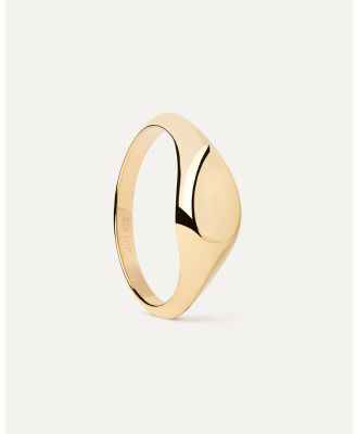 PDPAOLA - Devi Stamp Ring - Jewellery (Gold) Devi Stamp Ring