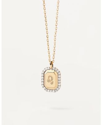 PDPAOLA - Leo Zodiac Gold Necklace - Jewellery (Gold) Leo Zodiac Gold Necklace