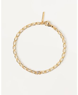 PDPAOLA - Letter F Gold Bracelet - Jewellery (Gold) Letter F Gold Bracelet