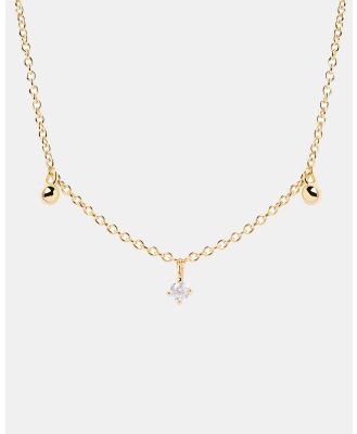 PDPAOLA - Love Triangle Necklace - Jewellery (Gold) Love Triangle Necklace
