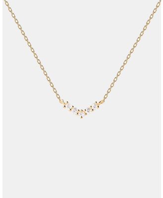 PDPAOLA - Mini Crown Necklace - Jewellery (Gold) Mini Crown Necklace