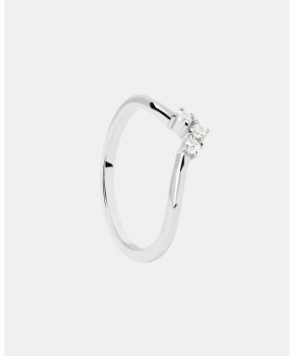 PDPAOLA - Mini Crown Silver Ring - Jewellery (Silver) Mini Crown Silver Ring