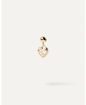PDPAOLA - Mini Heart Charm Pendant - Jewellery (Gold) Mini Heart Charm Pendant
