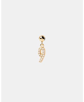 PDPAOLA - Number 9 Charm Pendant - Jewellery (Gold) Number 9 Charm Pendant