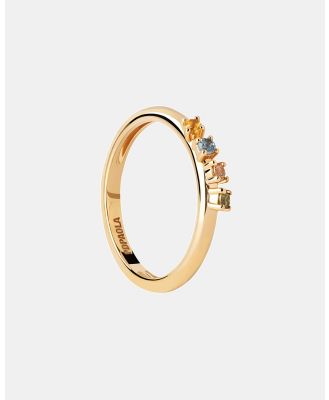 PDPAOLA - Rainbow Wing Ring - Jewellery (Gold) Rainbow Wing Ring
