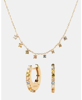 PDPAOLA - Vivi Earrings and Necklace Gift Set - Jewellery (Silver) Vivi Earrings and Necklace Gift Set
