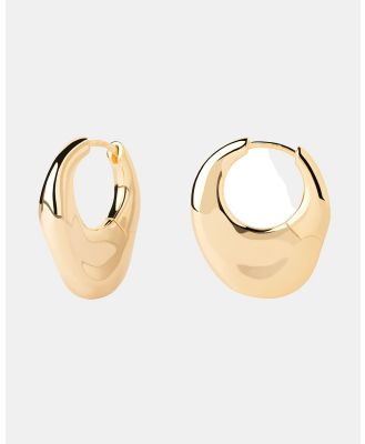 PDPAOLA - Volcano Hoop Earrings - Jewellery (Gold) Volcano Hoop Earrings
