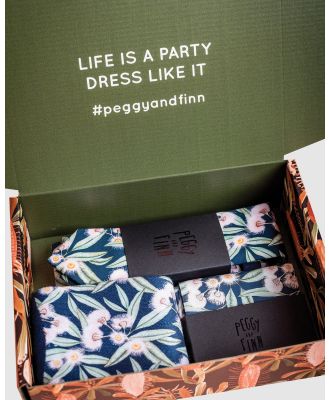 Peggy and Finn - Flowering Gum Tie Gift Box - Ties & Cufflinks (Green) Flowering Gum Tie Gift Box