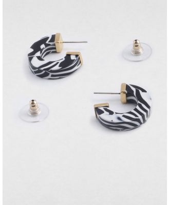 Peter Lang - Kathy Earrings - Jewellery (Gold & Zebra) Kathy Earrings
